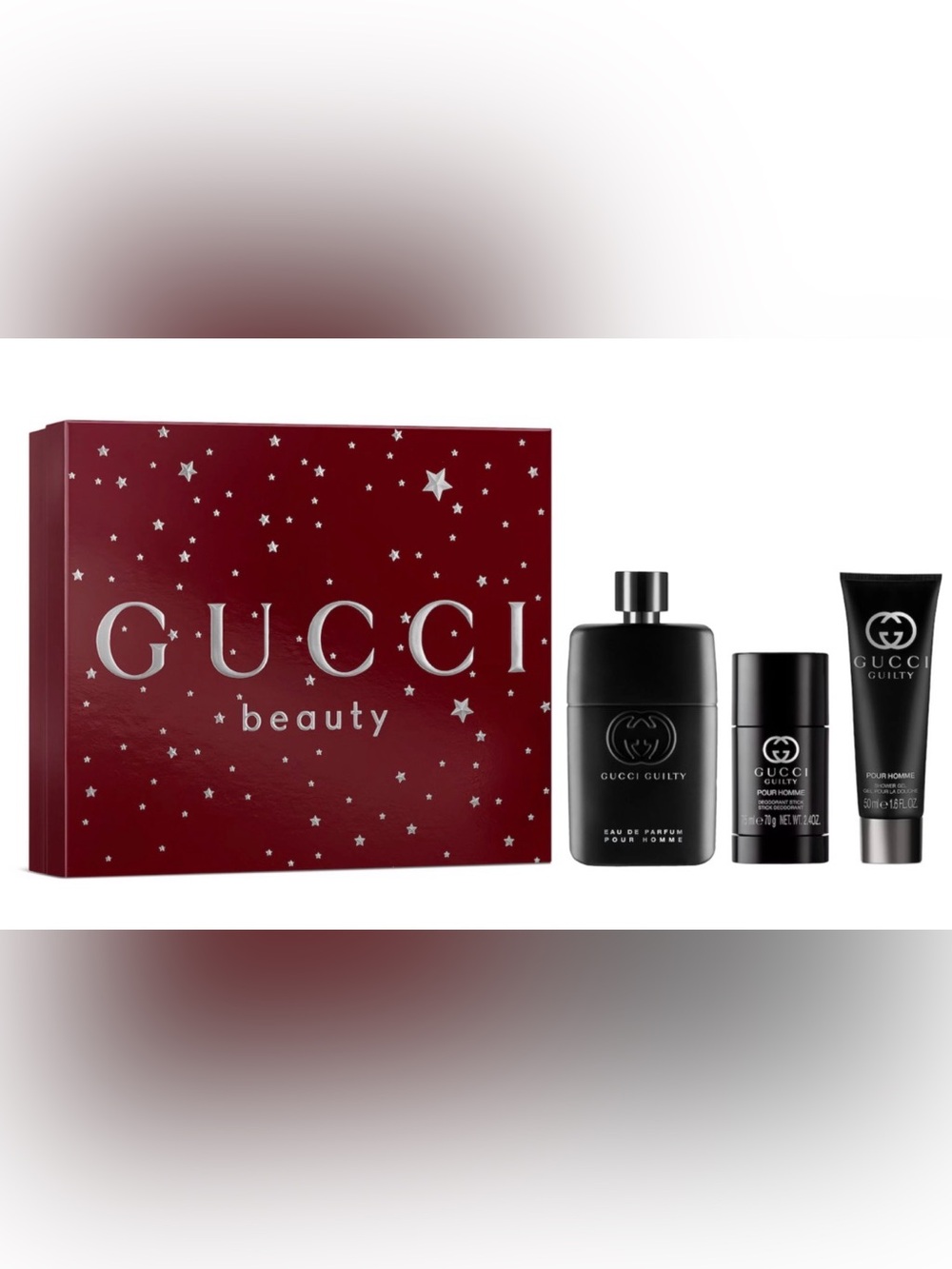 Gucci Guilty Gift Set - Black & Maroon